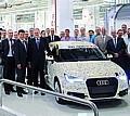 Belgischer König Albert II. besucht Audi Brussels anlässlich des Produktionsjubiläums 